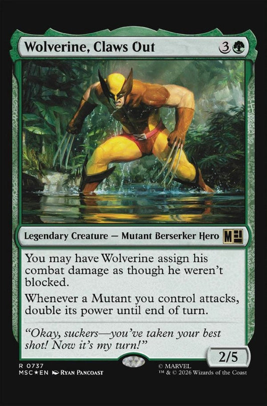 WOLVERINE #22 MAGIC: THE GATHERING RYAN PANCOAST B COVER