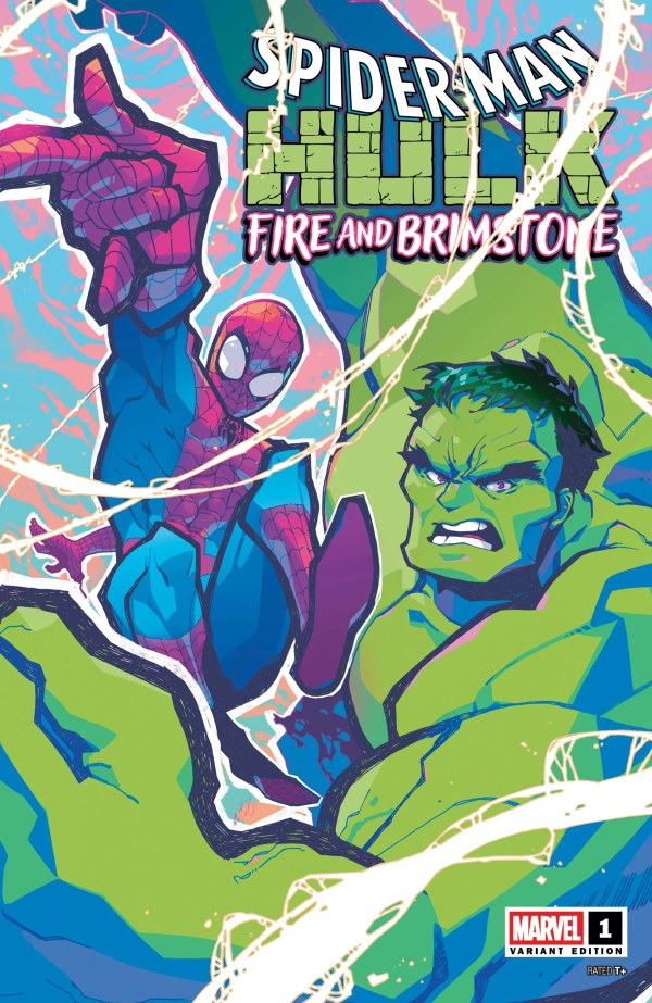 SPIDER-MAN/HULK: FIRE AND BRIMSTONE #1 ROSE BESCH G COVER