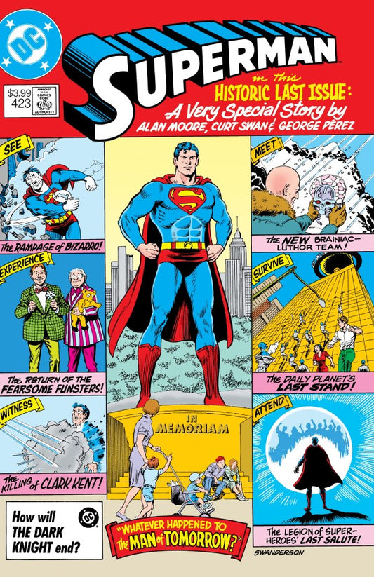 SUPERMAN #423 FACSIMILE EDITION (WHATEVER HAPPENED TO THE MAN OF TOMORROW PART 1 OF 2) CURT SWAN A COVER