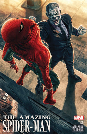 AMAZING SPIDER-MAN #34 LEE BERMEJO B COVER