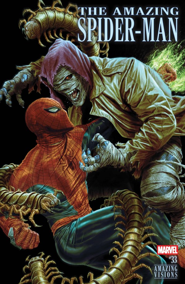 AMAZING SPIDER-MAN #33 AMAZING VISIONS LEE BERMEJO B COVER
