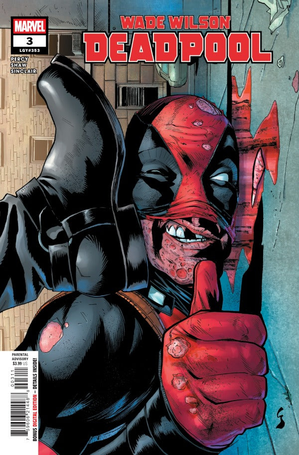 WADE WILSON: DEADPOOL #3 GEOFF SHAW A COVER