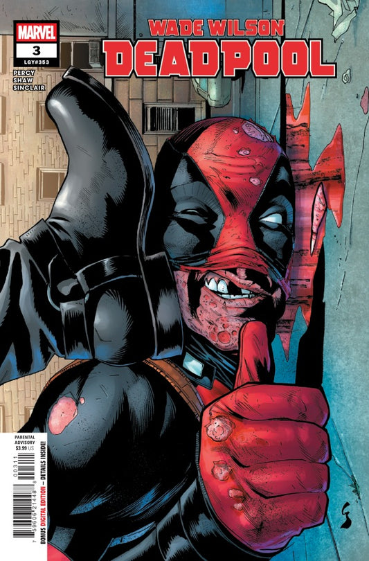 WADE WILSON: DEADPOOL #3 GEOFF SHAW A COVER