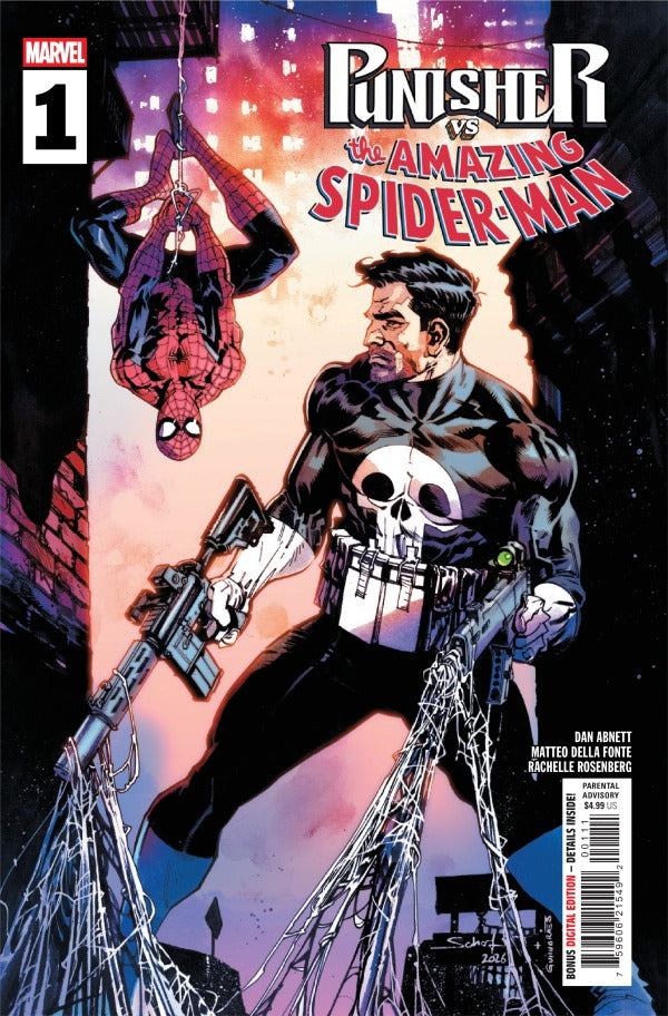 PUNISHER VS. SPIDER-MAN #1 JONAS SHARF A COVER