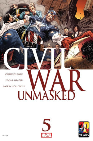 CIVIL WAR: UNMASKED #5 GEOFF SHAW A COVER