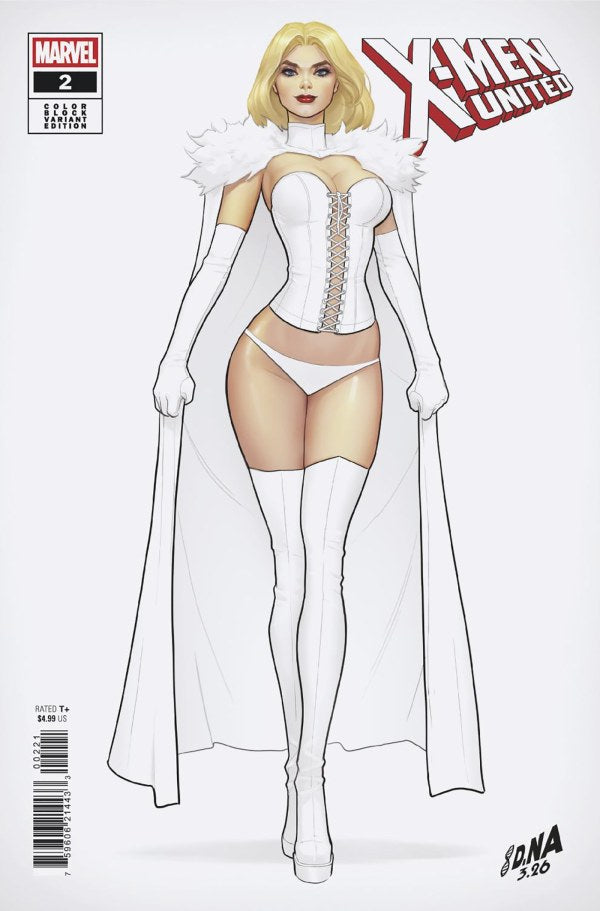 X-MEN UNITED #2  COLOR BLOCK WHITE DAVID NAKAYAMA B COVER