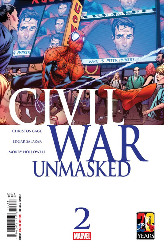 CIVIL WAR: UNMASKED #2 GEOFF SHAW A COVER