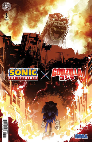 SONIC THE HEDGEHOG X GODZILLA #3 NIKOLA CIZMESIJA B COVER
