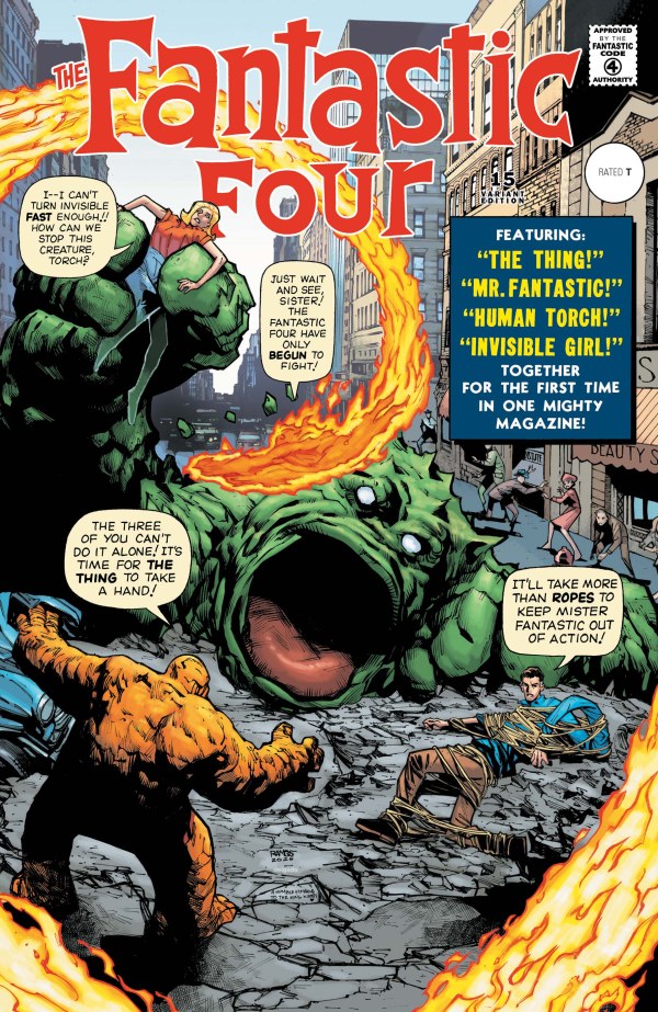 FANTASTIC FOUR #15 HOMAGE HUMBERTO RAMOS G COVER