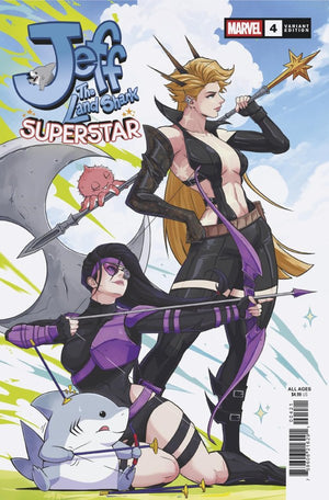 JEFF THE LAND SHARK: SUPERSTAR #4 JHONY CABALLERO B COVER