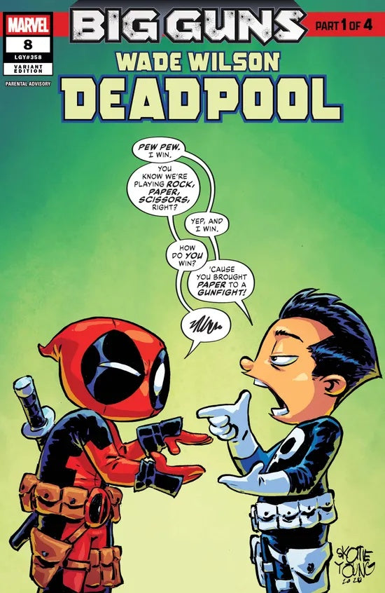 WADE WILSON: DEADPOOL #8 SKOTTIE YOUNG B COVER